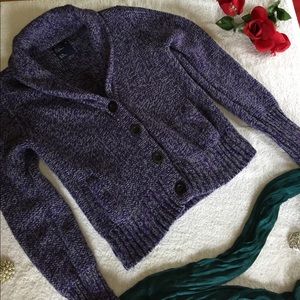 American Eagle Outfitters Womens Purple Cardign XL