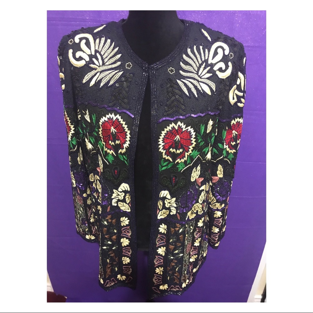 Vintage sequin blazer