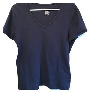 Navy blue v neck