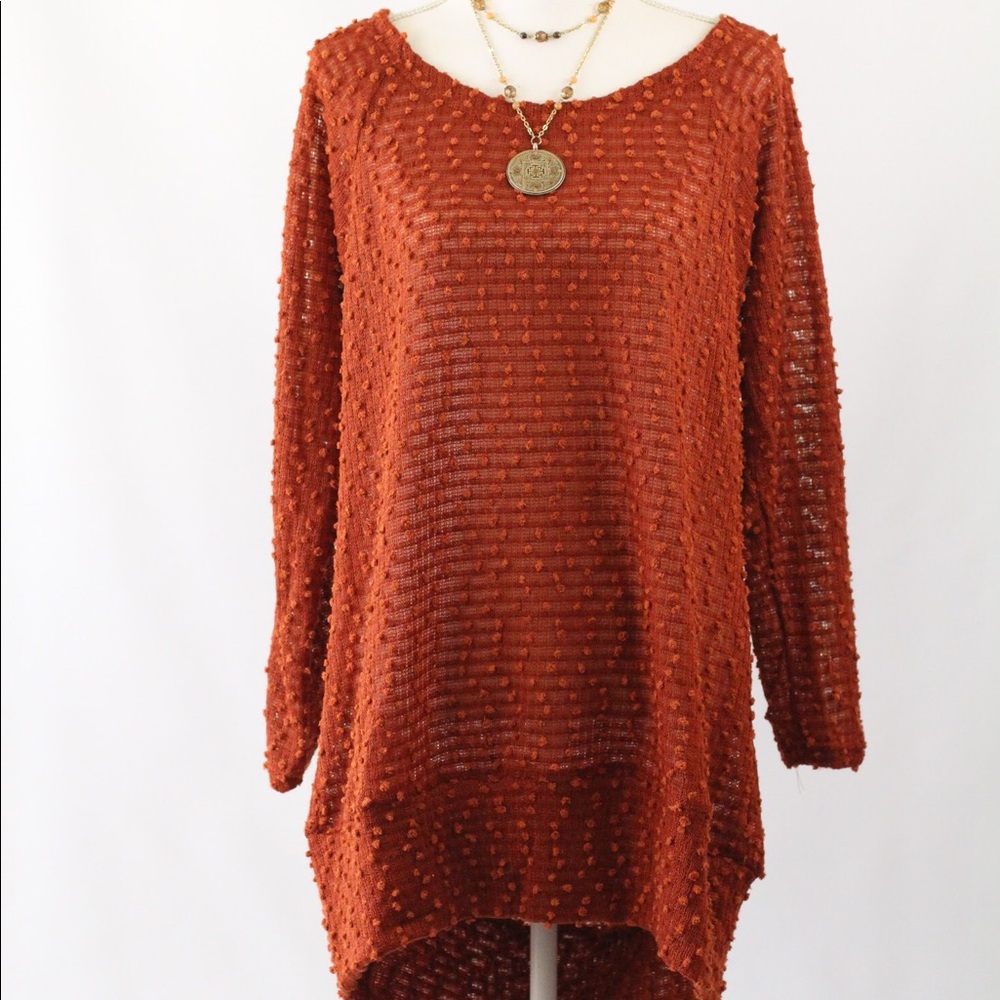 Sweater Tunic with Tie-Back Detail