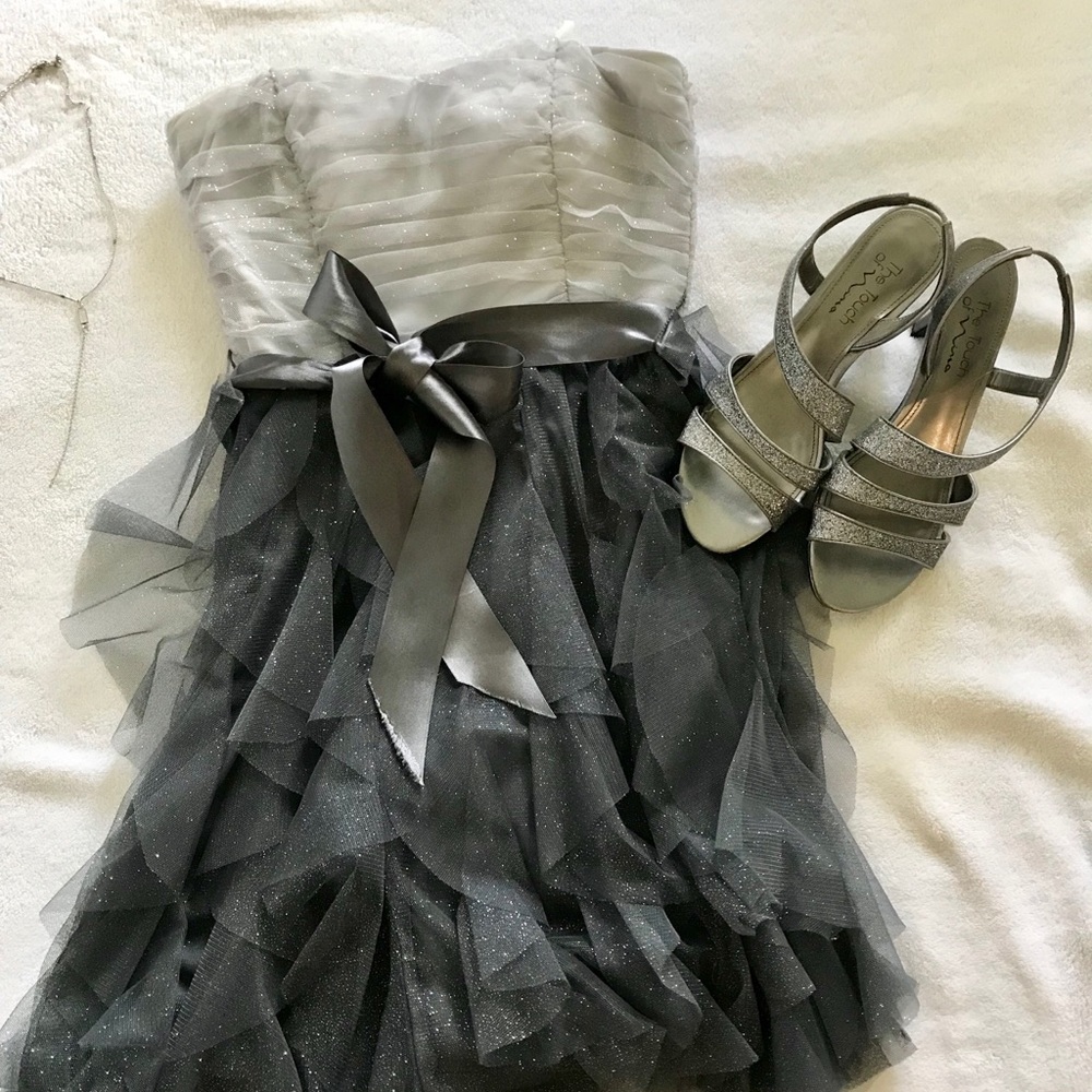 The Touch of Nina Silver Heels