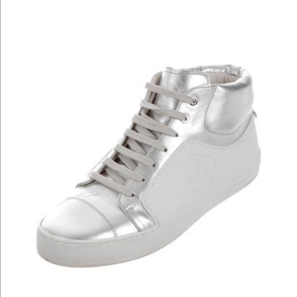 Chanel sneakers worn twice with box and dust bag