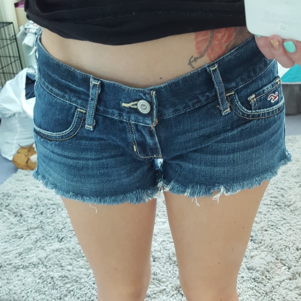 Hollister jean shorts