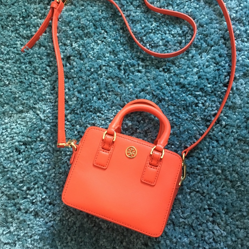 Tory Burch mini bag in vivid orange