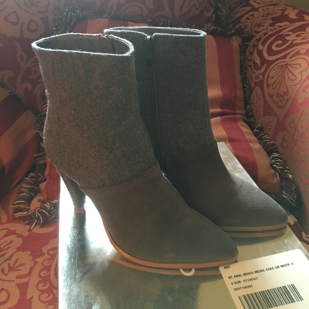 Matiko Sara boot Grey in Suede with flannel sz 40