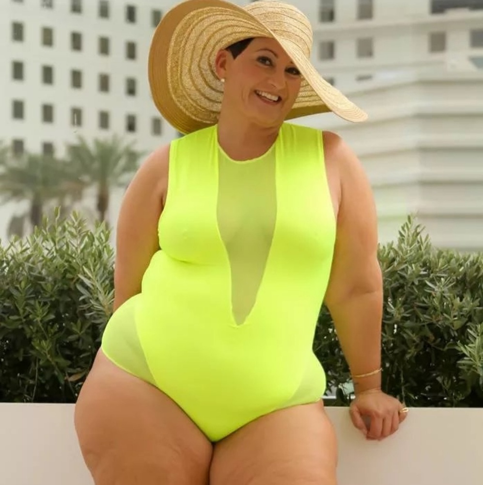 Yellow bathing suit
