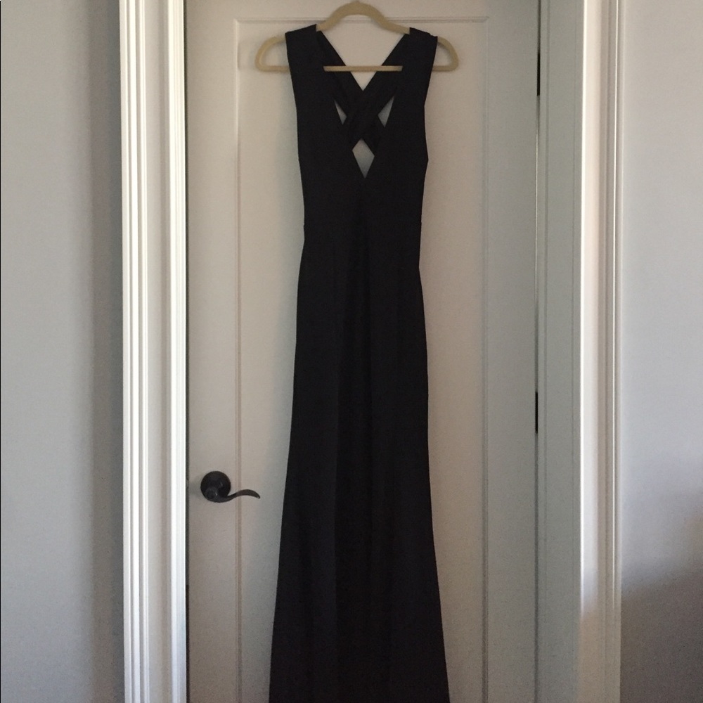 Heaven and Earth Black Maxi dress from Lulu's