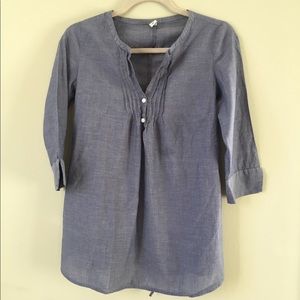 Old Navy Maternity Chambray Blouse, XS
