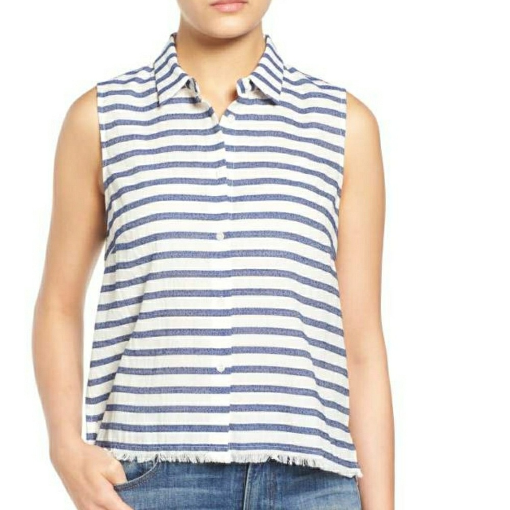 Madewell NWT Sleeveless Shirt