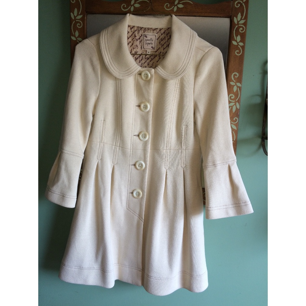 Anthropologie Nanette Lepore 3/4 Bell Sleeve Coat