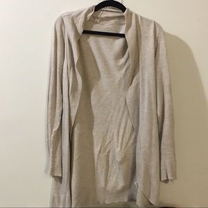 Merona Beige Open Cardigan