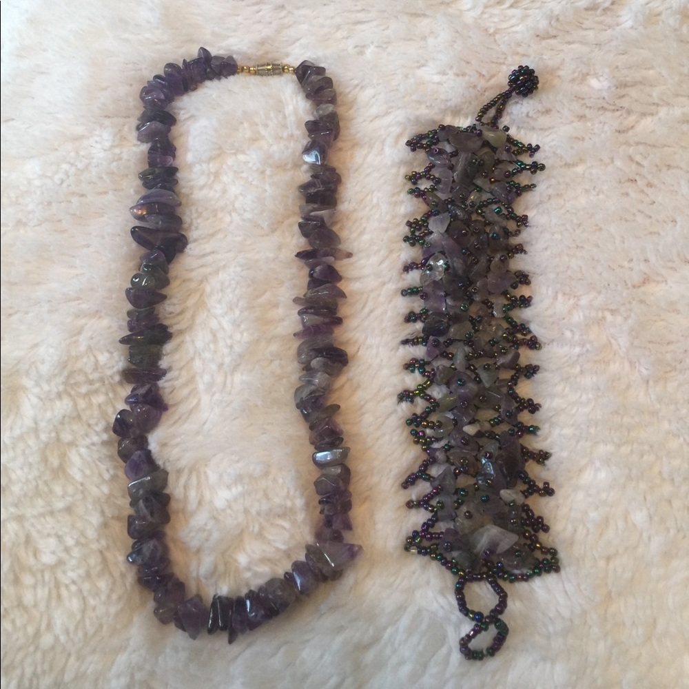 2 piece Matching necklace and bracelet