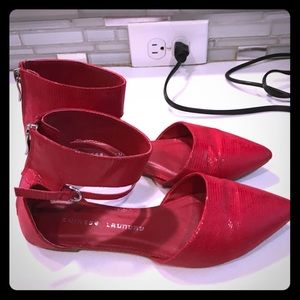Chinese laundry red flats!