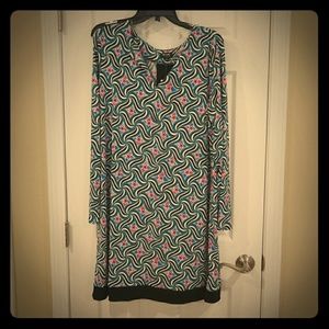 Womens XL Multi Color Shift Dress Womens XL Multi Color Shift Dress