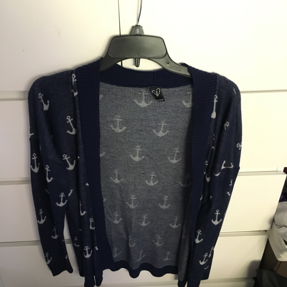 Anchor cardigan