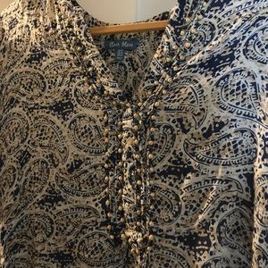 Beaded blouse by Fleur Bleve