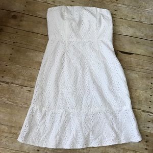 The Limited White Eyelet Dress The Limited White Eyelet Dress