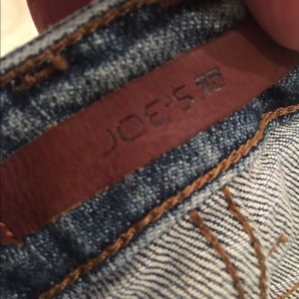 Joe's distressed crop jeans