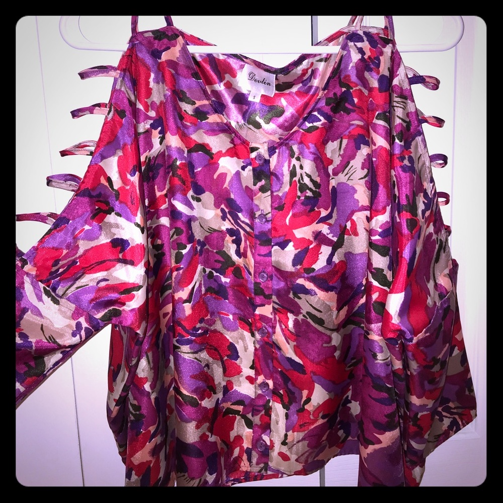 Cold shoulder blouse
