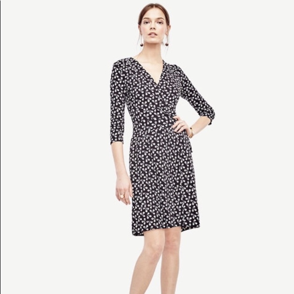 Ann Taylor Petal Wrap Dress