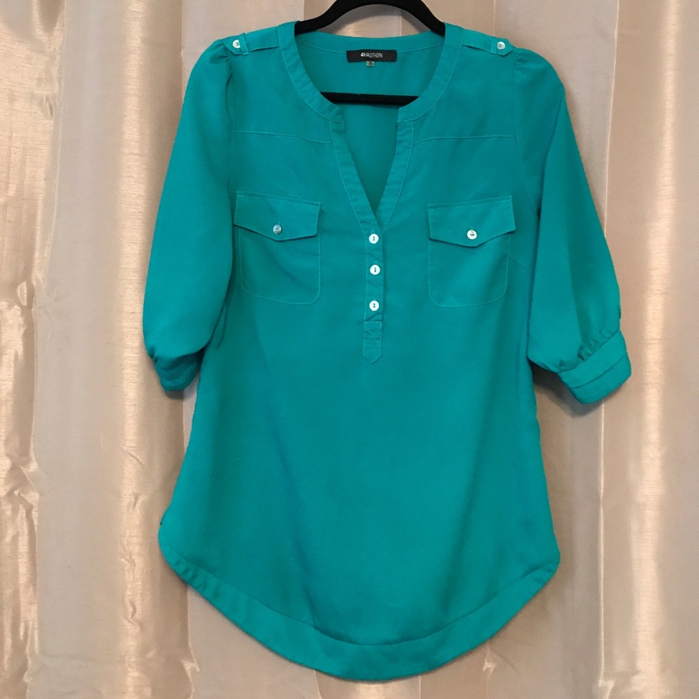 ❤️Long Sleeve Teal Tunic❤️