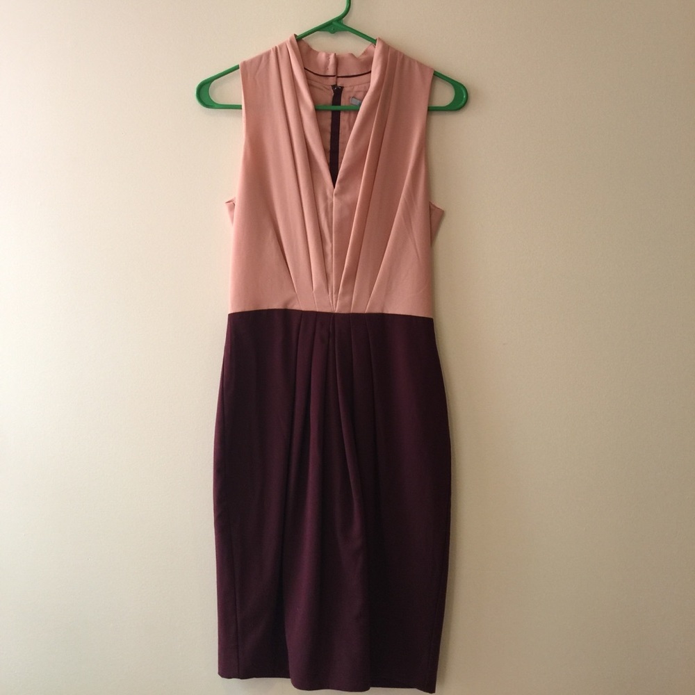 Sleeveless pink dress