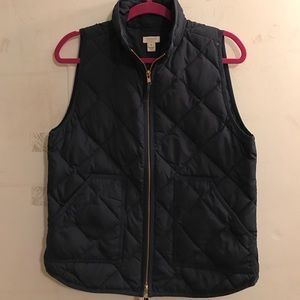 J. Crew navy vest