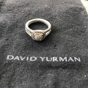 Size 6.5 david yurman Albion ring with diamonds