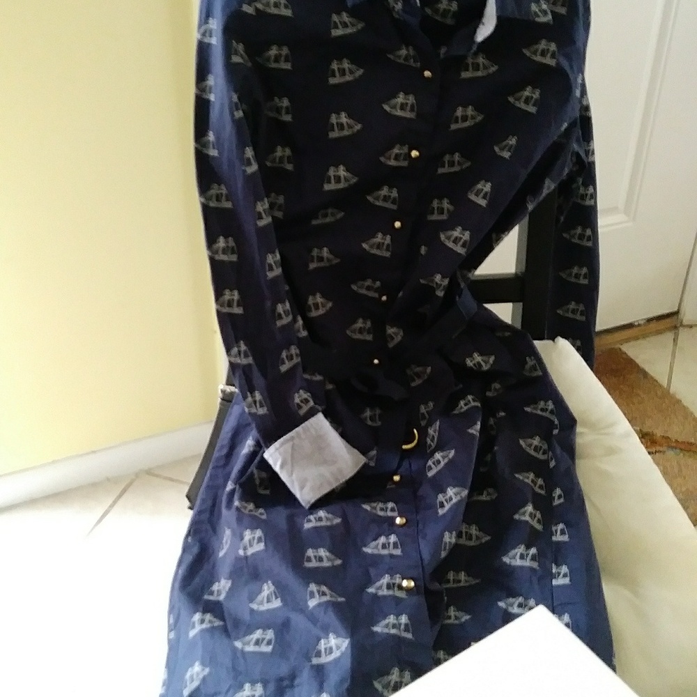 MAJOR PRICE DROP Ship print Tommy Hilfiger dress