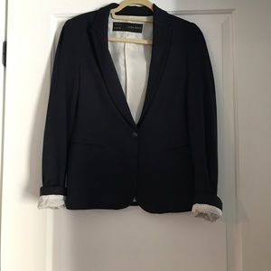 Zara Navy Blue Blazer