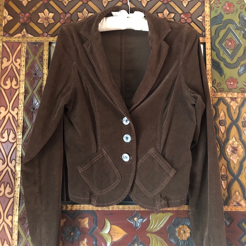 City Lights brown corduroy blazer, size s
