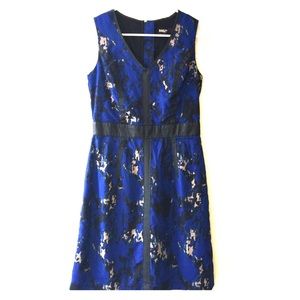 Good condition blue patterned dress