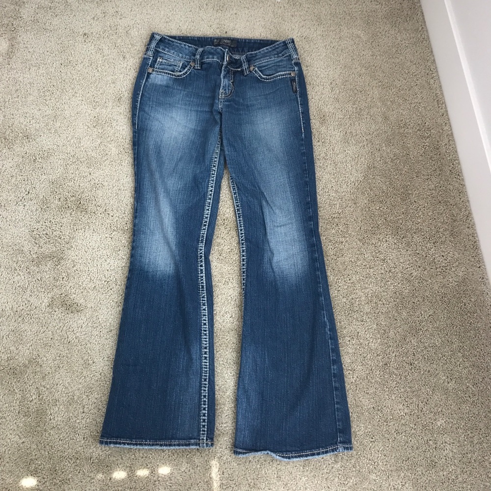 Silver jeans
