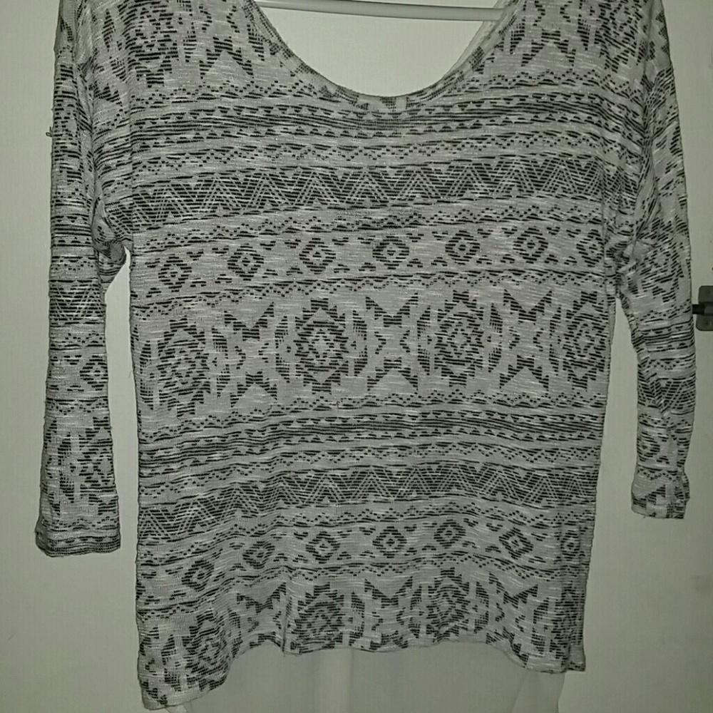 Crochet Back Shirt