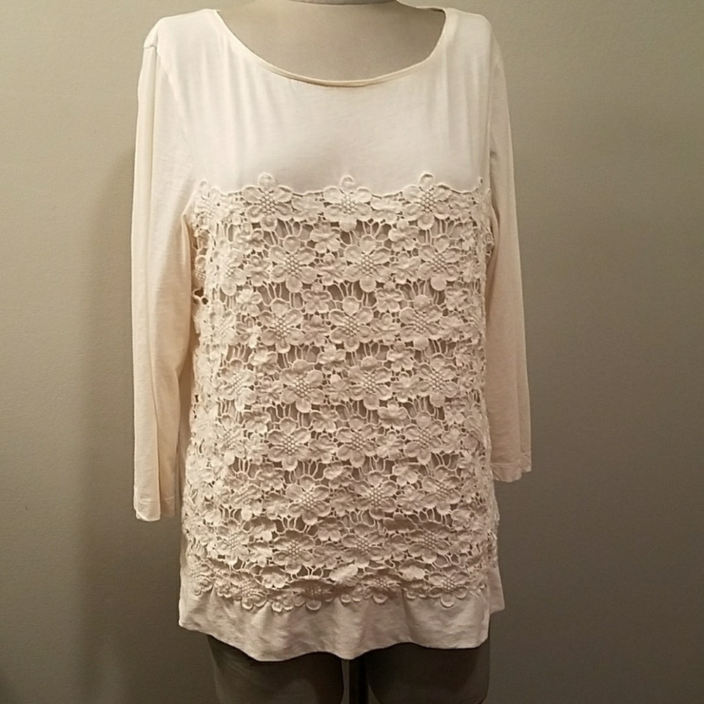 J Crew Size large pull over top