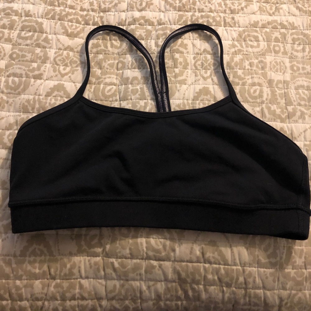 Lululemon sports bra. Size 8.  Black