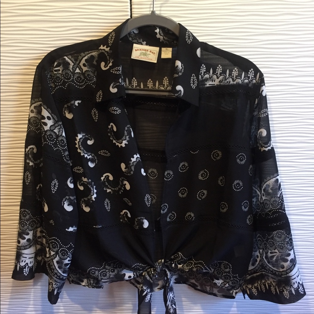 Banana Bay sheer cover up.