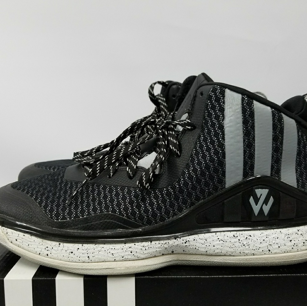 Adidas J Wall in black/white/grey sz 9 mens