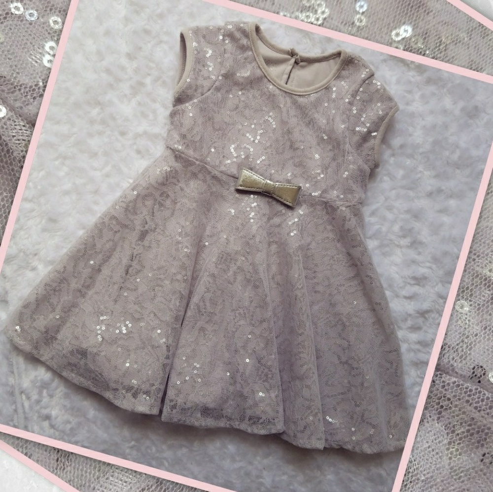 Silver sparkle dress