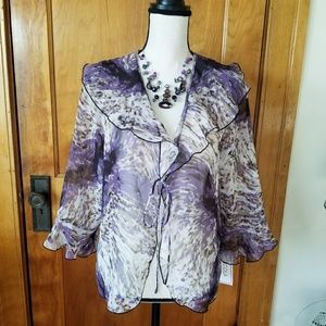 NWT Nicole tie top