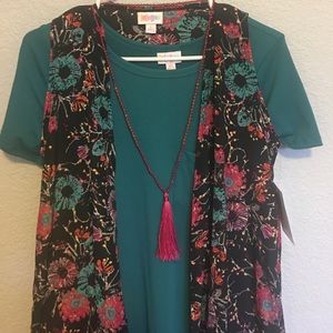 LulaRoe Carly and Joy vest