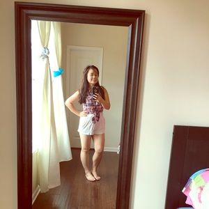 Forever 21 short jumpsuit with vest