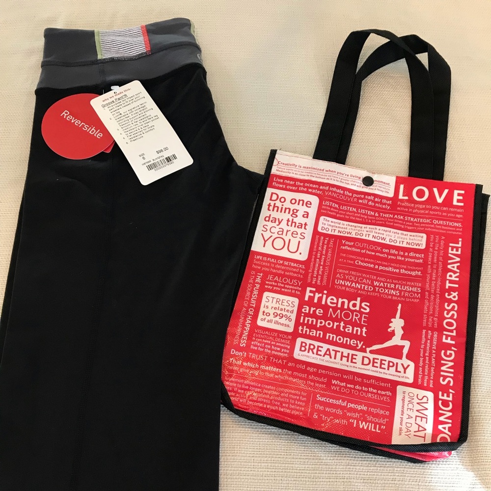 NWT!! Women’s Size 6 Lululemon Groove Pant