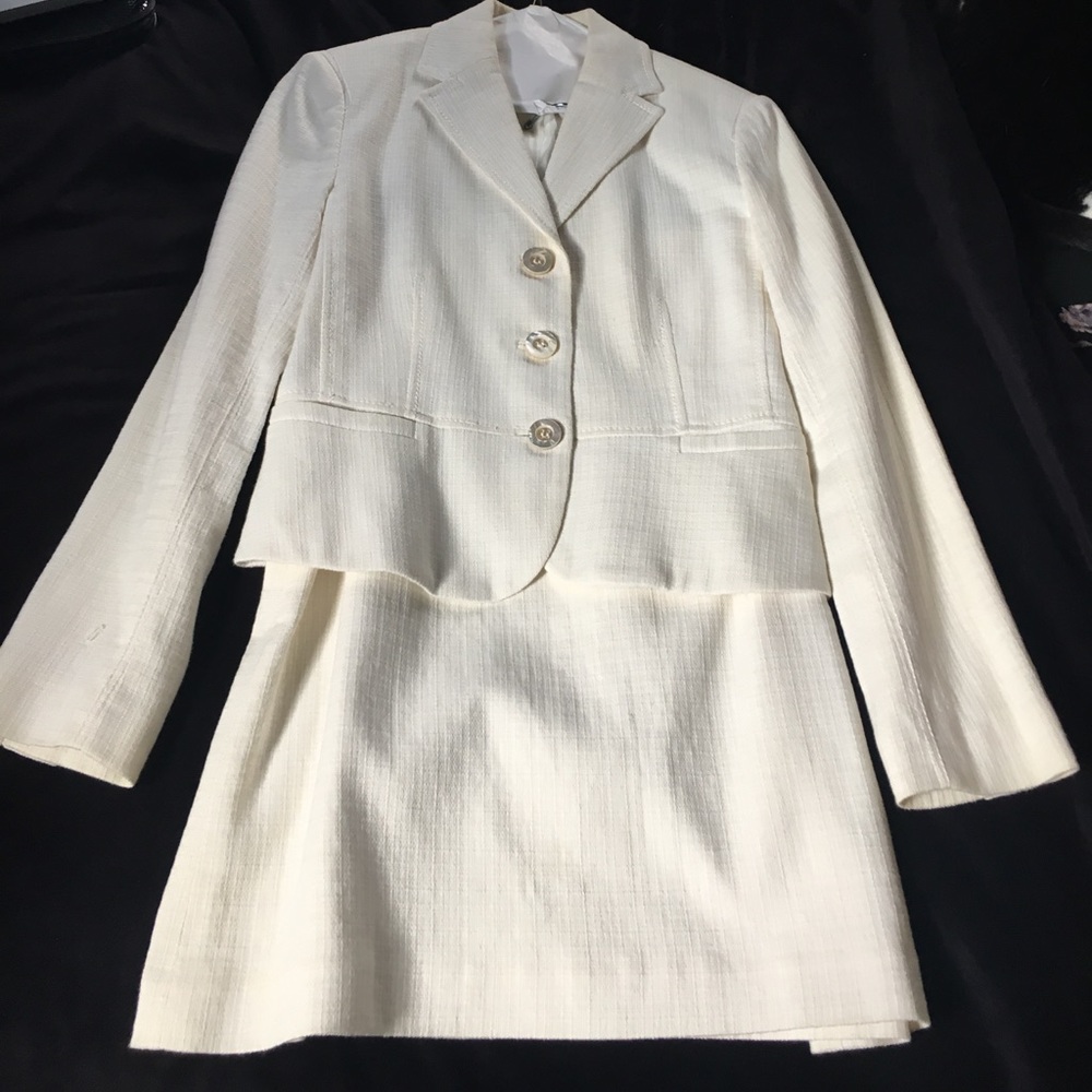 White Summer Suit