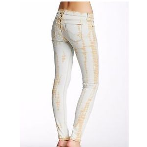 HUDSON KRISTA SUPER SKINNY TIE DIE JEANS - Sz 25