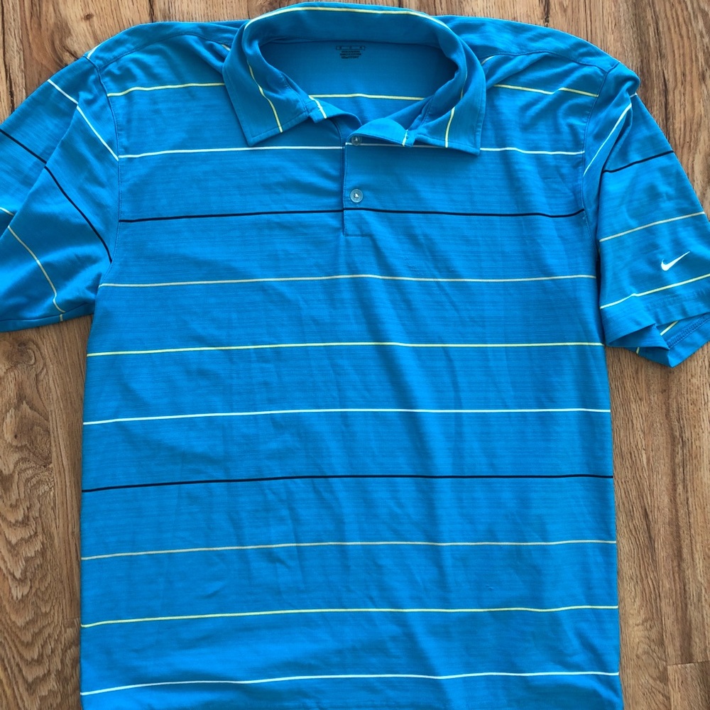 Nike blue golf shirt