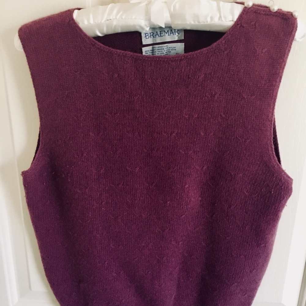 ♥️Braemar lambs wool, rabbit angora, nylon shirt