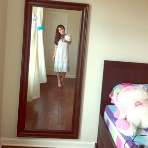 Elegant over knee length dress