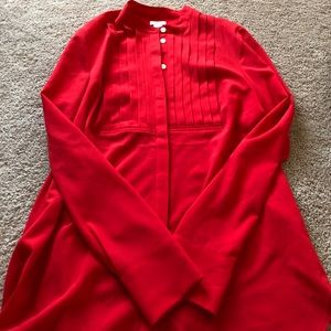 Red blouse