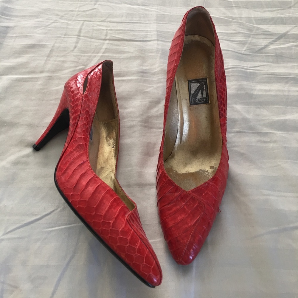 Vintage red heels